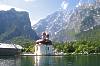 Königsee mit St. Bartolomä und Watzmann