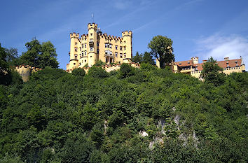 Felsen mit Schloss Hohenschwangau