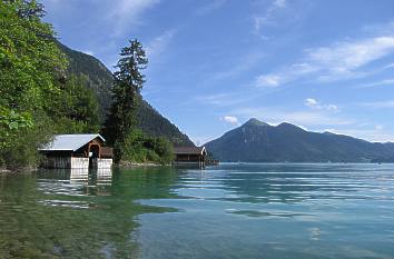 Walchensee in den Alpen