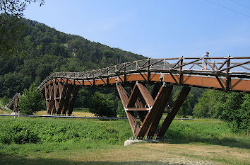 Altmühltal-Panoramaweg Brücke in Essing