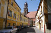 Salzgasse mit Synagoge