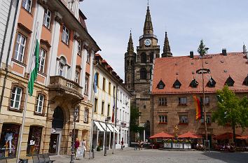 Martin-Luther-Platz mit St. Gumbertus in Ansbach