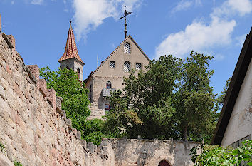 Blick auf Burg Abenberg