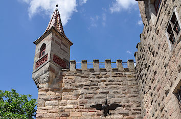 Wacherker Eingang Burg Abenberg