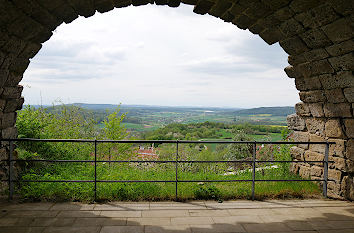 Aussicht von der Burgruine Altenstein