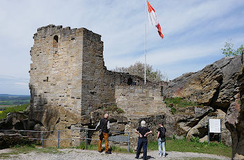 Burghof Burg Lichtenstein