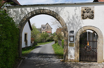 Blick auf die Nordburg Burg Lichtenstein