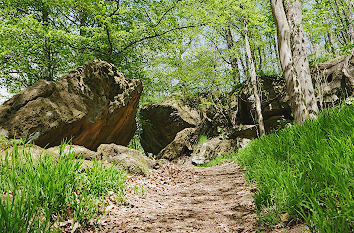 Felsenmeer an der Burg Lichtenstein