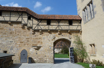 Burgmauer auf der Veste Coburg
