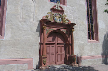 Kirchenportal Kirchenburg Ostheim