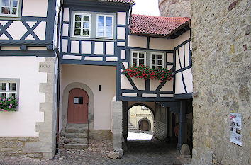Burghof Kirchenburg Ostheim