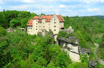 Blick auf Burg Rabenstein