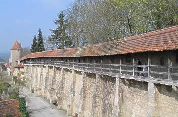 City wall at Klingenschütt