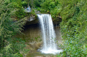 Scheidegger Wasserfall mit Aussichtskanzel