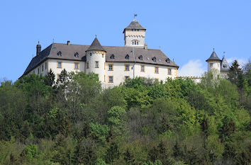 Blick auf Schloss Greifenstein in Heiligenstadt in Oberfranken