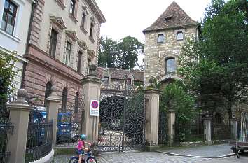 Schloss Thurn und Taxis sowie Stadtmauer von Regensburg