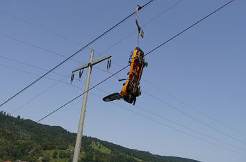 Rodelschlittentransport Alpsee Bergwelt