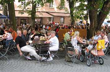 Biergarten im Kloster Weltenburg