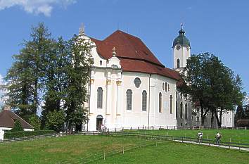 Wieskirche in Wies in Pfaffenwinkel