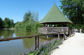 Teich Wildpark Schloss Tambach