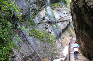 Weg durch die Wimbachklamm