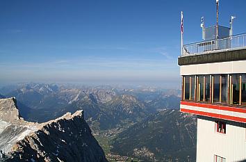 Blick von der Zugspitze