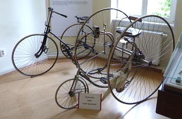 Fahrräder im Deutschen Fahrradmuseum Bad Brückenau