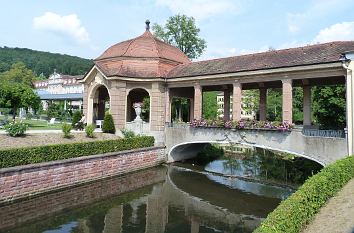 Überdachte Brücke Staatsbad Brückenau