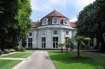 Wandelhalle im Königlichen Kurgarten in Bad Reichenhall
