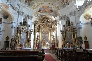Barocker Innenraum Klosterkirche Banz