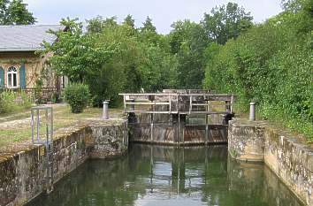 Schleuse am Ludwig-Donau-Main-Kanal in Bamberg