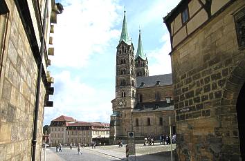 Bamberger Dom und Domplatz