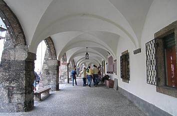 Arkaden am Schlossplatz in Berchtesgaden