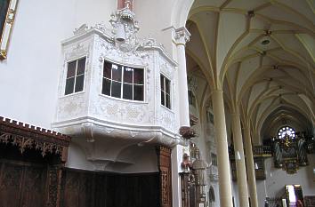 Loge in der Stiftskirche in Berchtesgaden