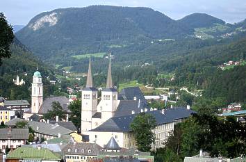 Blick vom Kalvarienberg in Berchtesgaden