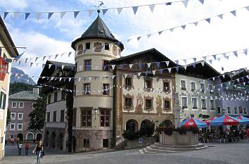 Hirschenhaus am Marktplatz in Berchtesgaden