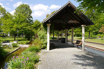 Gleisanlage im Kurpark Bodenmais