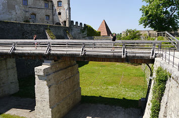 Einer der Burggräben auf Burg Burghausen