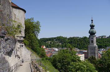 Burgsteig in Burghausen