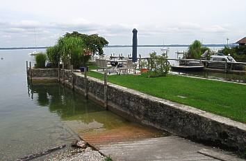 Molen und Bootsanleger Insel Frauchenchiemsee