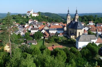 Gößweinstein mit Basilika und Burg