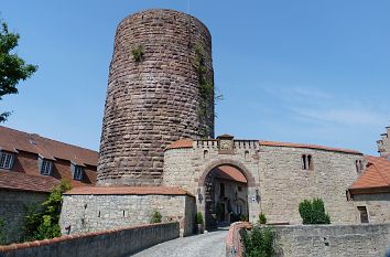 Burg Schloss Saaleck mit Bergfried