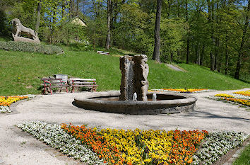 Teppichbeet am Theresienstein in Hof an der Saale