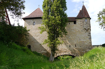 Seitenansicht Einersheimer Tor Iphofen