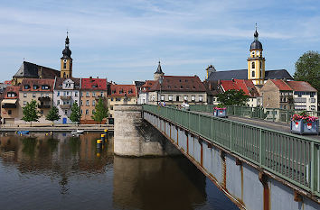 Blick vom Main auf Kitzingen