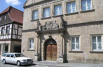 Portal des Alten Rathauses in Kronach