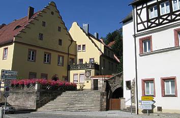 Barocktreppe an der Petrikirche in Kulmbach