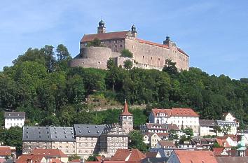 Blick auf die Plassenburg in Kulmbach