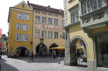 Arkaden und Bogengänge in Lindau am Bodensee