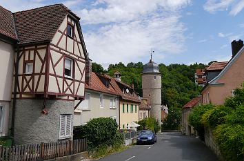 Fleischmannstraße und Weißer Turm Marktbreit